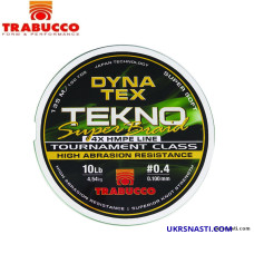 Шнур Trabucco Dyna-Tex Tekno Super Braid диаметр 0,165мм размотка 135м тёмно-зелёный